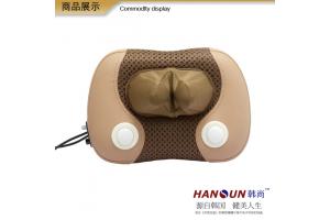 韩尚HS602 颈椎按摩器 颈部腰部肩部家用全身多功能按摩枕靠垫