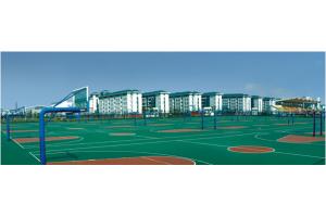 长河硅pu球场地面材料